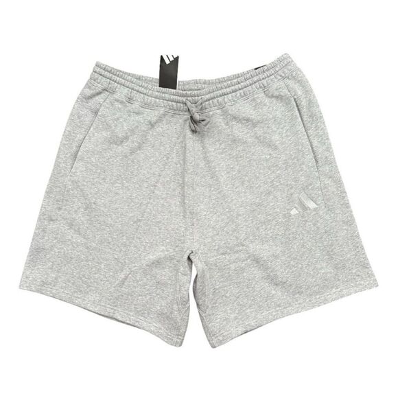 Adidas Mid Rise Regular Fit Heather Grey Shorts Men’s Size XL - Picture 1 of 10